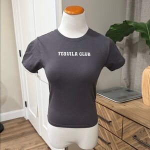 Vibe Charcoal Tequila Club Short Sleeve Tee